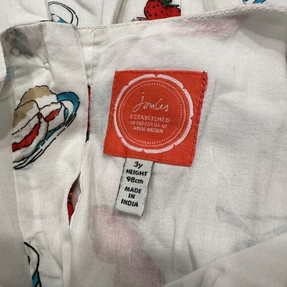 Joules Strawberry Shortcake Red Bow Dress - Picture 6 of 8